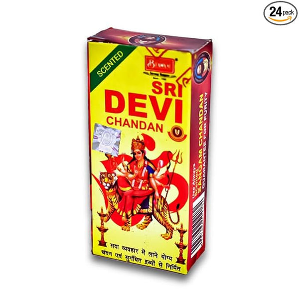 Bhawani Serving Religion Kashi Devi Chandan Tika Scented (Stick), 70gm - Pack of 24