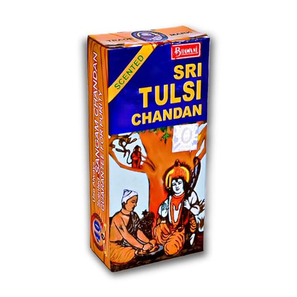 Bhawani Serving Religion Kashi Tulsi Chandan Tika (Stick), 70gm | (Pack of 24)