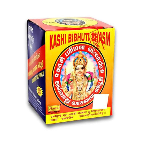 Bhawani Serving Religion Kashi Vibhuti Bhasm - Pure Vibhuti Boll With Beautiful Fragrance, 80gm